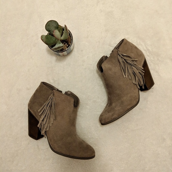 Carlos Santana Shoes - Fringe Booties 8.5